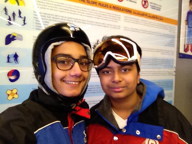 Ski dubai October 2015 Neil Mahdi